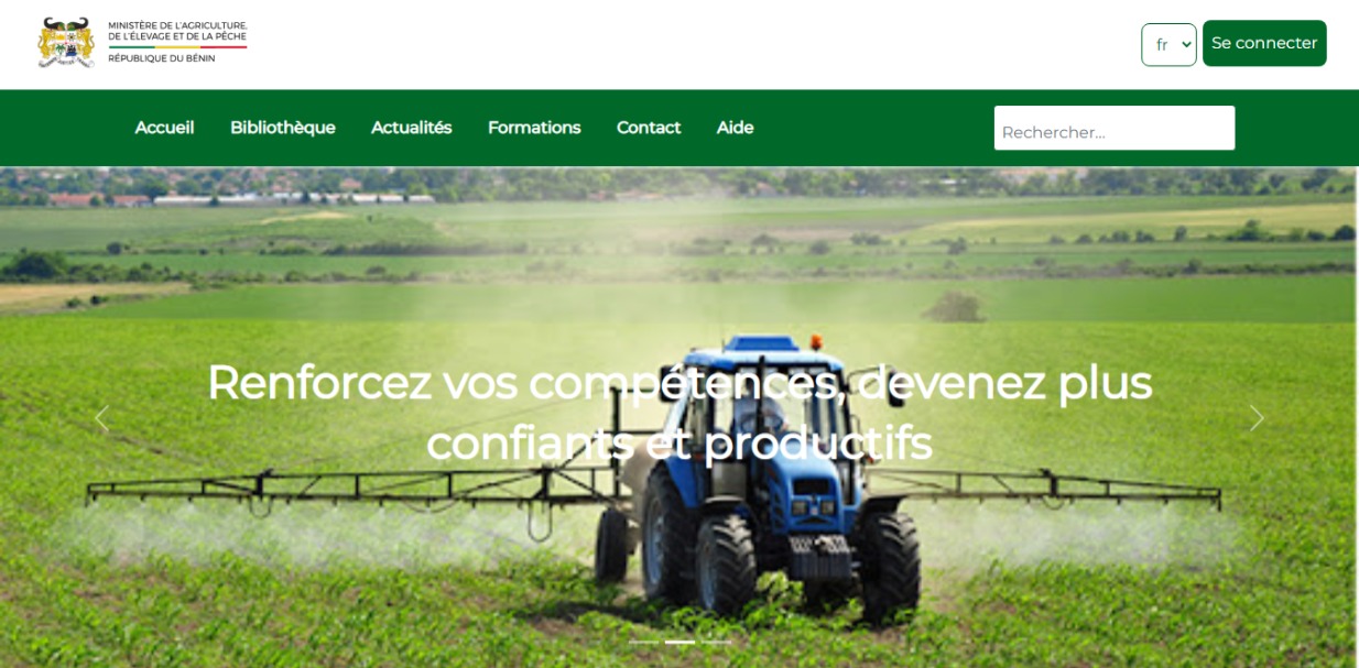 Plateforme d'apprentissage au profit du MAEP